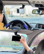 車用スマホホルダー スマートフォンホルダー スマホスタンド 車載ホルダー サンバイザー取り付け クリップ式 360°回転 角度調節 便利 取り付け簡単 シンプル 車用品 カー用品 カーグッズ カーアクセサリー