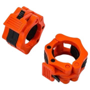 バーベルカラー バーベルクリップ ダンベルクリップ ダンベルロック 2個セット 5cm ワンタッチ プレートストッパー 留め具 スポーツ用品 トレーニング用品 フィットネス用品 スプリングカラー 筋トレ ウェイト調整 シンプル 青 黒 赤 ピンク 緑 黄 灰 橙