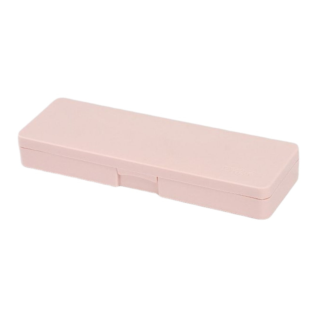 ペンケース 筆箱 文房具ケース スクエア型 長方形 ふで箱 鉛筆入れ ペン入れ 文房具 筆記用具入れ ステーショナリー用品 シンプル おしゃれ かわいい 学校 仕事 オフィス プラスチック製