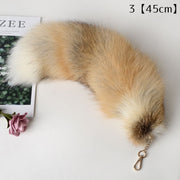 バッグチャーム レディース ファーチャーム しっぽ 尻尾 フォックス キツネ 狐 動物 ふわふわ もこもこ 大きめ 巨大 ロング