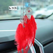 カーアクセサリー 車 装飾 車内 羽根 飾り ルームミラーアクセサリー 車装飾 カー用品 小物 雑貨 おしゃれ かっこいい カジュアル 目印