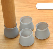 椅子脚カバー 椅子足キャップ 4個セット 1脚分 円形 椅子用部品 イス用部品 シリコン 傷防止 汚れ防止 滑り止め 保護 パッド フローリング 畳
