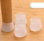 椅子脚カバー 椅子足キャップ 4個セット 1脚分 円形 椅子用部品 イス用部品 シリコン 傷防止 汚れ防止 滑り止め 保護 パッド フローリング 畳