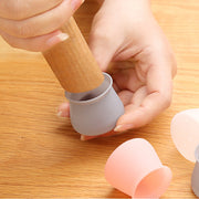 椅子脚カバー 椅子足キャップ 4個セット 1脚分 円形 椅子用部品 イス用部品 シリコン 傷防止 汚れ防止 滑り止め 保護 パッド フローリング 畳
