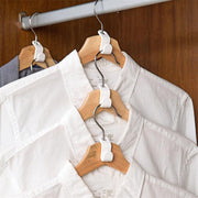ハンガー連結フック 6個入り ジョイントフック 洋服収納 クローゼット 省スペース ワードローブ収納 衣類収納 ハンガーコネクター 接続フック 生活雑貨 整理 スッキリ 便利