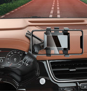 スマホホルダー スマホスタンド カー用品 車用品 カーアクセサリー 車載 挟む 回転 角度調節 数字 ナンバー スマートフォン 携帯電話 ブラック 黒 シンプル 便利
