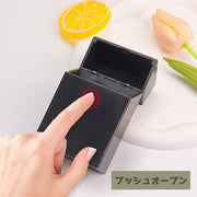 シガレットケース タバコケース ハード プッシュオープンタイプ 煙草入れ 無地 単色 シンプル おしゃれ 収納ケース 喫煙具 小物入れ