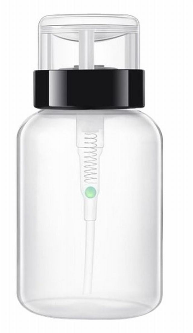 ネイルディスペンサー ロック式ディスペンサー 200ml ネイル検定 ネイルアートツール ネイル道具 ネイルケア ボトル 溶剤入れ ネイルオフ リムーバー 除光液入れ ネイル用品