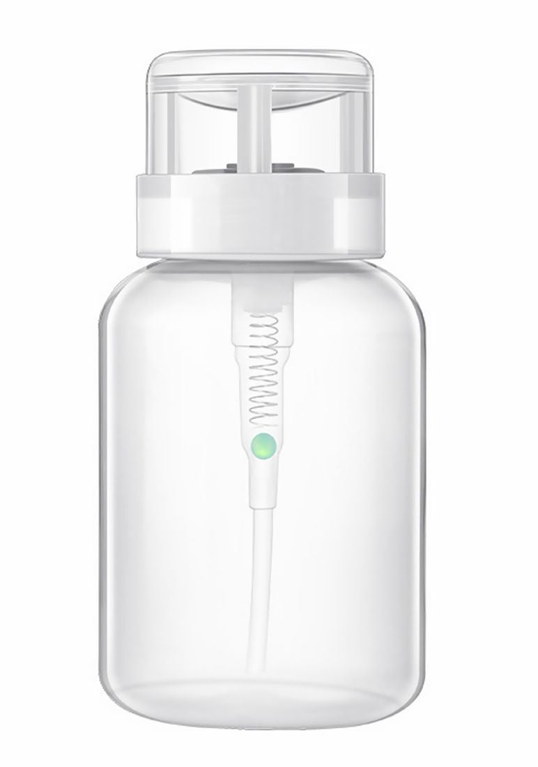 ネイルディスペンサー ロック式ディスペンサー 200ml ネイル検定 ネイルアートツール ネイル道具 ネイルケア ボトル 溶剤入れ ネイルオフ リムーバー 除光液入れ ネイル用品