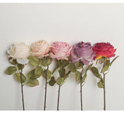 造花 一輪 1本 バラ 薔薇 ローズ 花材 フェイクフラワー アートフラワー 人工観葉植物 インテリア 花飾り 枯れない リアル