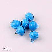 鈴 すず 同色10個セット アクセサリーパーツ 手芸用品 ハンドメイドパーツ ベル チャーム アクセサリー作り 手作り ハンドクラフト ハンドメイド用品 クラフトパーツ 22mm 大きめ キーホルダー ヘアゴム カラバリ豊富 シンプル かわいい 赤 青 緑 ピンク 白 紫 黄色 ローズ 橙
