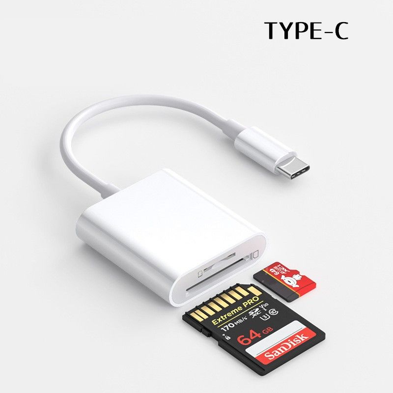 カードリーダー スマホ 外付け 変換アダプター TYPE-C micro 商品画像5