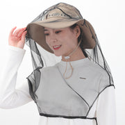 虫除けネット 虫よけ ヘッドネット フェイスガード 男女兼用 メッシュ 防虫 園芸 アウトドア 農作業 ガーデニング