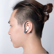 AirPods イヤーフック 両耳用 エアーポッズ 耳掛け 紛失 落下 外れ 脱落 防止 ランニング ジョギング スポーツ 単色 無地 シンプル