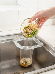 三角コーナー 水切りネットホルダー ゴミ受け ゴミ袋ホルダー 吸盤タイプ キッチン用品 シンク 水回り コーナー 生ごみ 浮かせる 台所 取り付け 簡単
