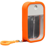 アトマイザー スプレーボトル カード型 シリコンカバー キーリング付き 霧吹き 詰め替え容器  ハンディ 携帯用 45ml 持ち運び キーホルダー 消毒液 香水 化粧水 可愛い おしゃれ