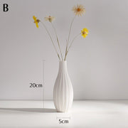 花瓶 花びん フラワーベース 花器 陶器 セラミック 装飾 インテリア ホワイト リビング 寝室 玄関 おしゃれ シンプル 北欧風