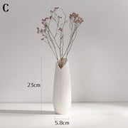 花瓶 花びん フラワーベース 花器 陶器 セラミック 装飾 インテリア ホワイト リビング 寝室 玄関 おしゃれ シンプル 北欧風