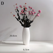 花瓶 花びん フラワーベース 花器 陶器 セラミック 装飾 インテリア ホワイト リビング 寝室 玄関 おしゃれ シンプル 北欧風