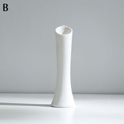 花瓶 花びん フラワーベース 花器 陶器 セラミック 装飾 インテリア ホワイト リビング 寝室 玄関 おしゃれ シンプル 北欧風