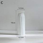 花瓶 花びん フラワーベース 花器 陶器 セラミック 装飾 インテリア ホワイト リビング 寝室 玄関 おしゃれ シンプル 北欧風