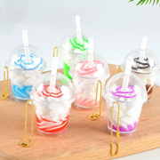 キーホルダー レディース スイーツ デザート チェーン サンデー アイスクリーム フラッペ クリーム かわいい キュート ユニーク おしゃれ 女性 女子 女の子