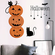 ウォールステッカー ハロウィン クモ かぼちゃ コウモリ 黒猫 Halloween 子供部屋 ドア 壁 窓 シール 部屋飾り 店内飾り DIY 可愛い パーティ イベント インスタ映え 雑貨 インテリア