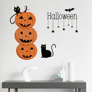 ウォールステッカー ハロウィン クモ かぼちゃ コウモリ 黒猫 Halloween 子供部屋 ドア 壁 窓 シール 部屋飾り 店内飾り DIY 可愛い パーティ イベント インスタ映え 雑貨 インテリア