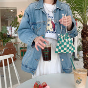 巾着袋 きんちゃく袋 レディース 女性 大人 巾着ポーチ 小物入れ 花柄 チェック柄 コーデュロイ おしゃれ かわいい 可愛い 小物 収納 持ち運び お出かけシーン