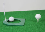 ホールカップ パターマット ポール メンズ レディース ゴルフ用品 ゴルフアクセサリー パッティング トレーニング用 練習器具 コンパクト インドア