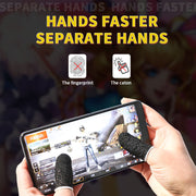 指サック 10個セット スマホ用 ゲーム スマホゲーム モバイル タブレット ゲーミング 滑り止め 薄型 高感度 耐久性 iPhone Android