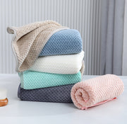 フェイスタオル バスタオル 35×75cm ループ付き 吸水 バスグッズ 日用品 洗面 洗顔 バス用 キッチン用 お手洗い シンプル お洒落 普段使い お風呂 温泉 旅行 家庭用 来客用