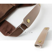 ハンドルカバー 持ち手カバー 単品 バッグ用アクセサリー バッグ 鞄 カバン 取っ手 ボタン 汚れ防止 保護 グリップ レザー調 フェイクレザー シンプル おしゃれ