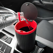 車用ゴミ箱 車用ごみ箱 カー用品 車用品 ダストボックス 車載 小物入れ 蓋付き フタ付き フラット 平 ミニサイズ コンパクト スリム スタイリッシュ シンプル
