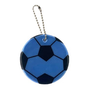 反射キーホルダー 同色3個セット リフレクター キーリング チャーム 光る 夜間 サッカー ボール 交通安全 安全グッズ 通学 通勤 塾 習い事 散歩 子供 大人