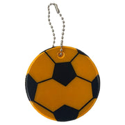 反射キーホルダー 同色3個セット リフレクター キーリング チャーム 光る 夜間 サッカー ボール 交通安全 安全グッズ 通学 通勤 塾 習い事 散歩 子供 大人
