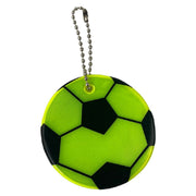 反射キーホルダー 同色3個セット リフレクター キーリング チャーム 光る 夜間 サッカー ボール 交通安全 安全グッズ 通学 通勤 塾 習い事 散歩 子供 大人