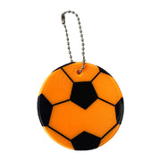反射キーホルダー 同色3個セット リフレクター キーリング チャーム 光る 夜間 サッカー ボール 交通安全 安全グッズ 通学 通勤 塾 習い事 散歩 子供 大人