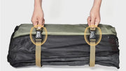 荷締めベルト 固定ベルト 荷造りベルト 結束ベルト 荷物ベルト ワンタッチバックル 固定バンド ストラップ キャンプ 登山 アウトドア ハイキング 旅行 釣り 簡単 便利