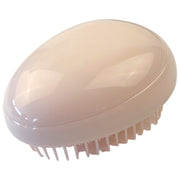 ヘアブラシ 単品 1個 くし 櫛 ヘアコーム ヘアケア用品 卵型 たまご型 円形 丸型 サークル 便利 携帯 外出 通学 通勤 旅行 デイリー コンパクト 持ち運び 持ち歩き かわいい シンプル