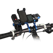 自転車用 エクステンションバー 20cm 延長ブラケット ハンドルバー マウンテンバイク ロードバイク 自転車アクセサリー 拡張 エクステンション メーター GPS スマホ