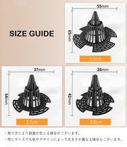 鉢底マット ガーデニング用品 円すい形 ブラック メッシュ シンプル 土漏れ防止 通気性 柔らかい