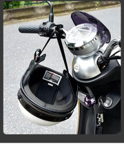 ヘルメットロック 六角レンチ付き ヘルメットホルダー バイクロック バイク用 鍵 ロック スクーター 自転車 防水 盗難防止 盗難対策 簡単取付 便利 防止