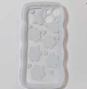 iPhoneケース アイフォンケース スマホカバー 波型エッジ アヒル イチゴ フラワー おしゃれ かわいい イラスト 背面保護 傷防止 なみなみ 大人女子 キュート ガーリー レディース スマートフォンケース アイフォーン用 iPhone14 13 12 11 女性 婦人
