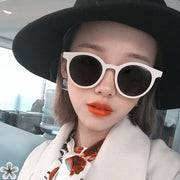 サングラス レディース メンズ 男女兼用 ラウンドサングラス 紫外線防止 夏 カップル お揃い おそろい おしゃれ かわいい 可愛い かっこいい 白 黒