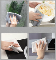 キッチンクロス 布巾 ふきん 雑巾 ハンドタオル 食器拭き 台拭き お手拭き マイクロファイバー テーブル コップ 吸水 掃除 台所 油汚れ 便利
