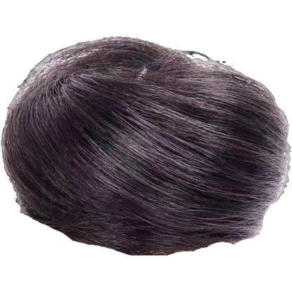 ポイントウィッグ 部分ウィッグ お団子ウィッグ ヘアゴム ヘアアクセサリー つけ毛 ブラウンブラック バリエーション画像
