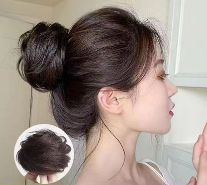 ポイントウィッグ 部分ウィッグ お団子ウィッグ ヘアゴム ヘアアクセサリー つけ毛 商品画像4