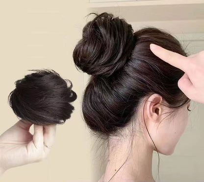 ポイントウィッグ 部分ウィッグ お団子ウィッグ ヘアゴム ヘアアクセサリー つけ毛 商品画像5