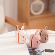 メイクスポンジケース パフケース ホルダー 3Dパフ 立体 保管 収納 ループ付き 吊り下げ 持ち運び 持ち歩き 携帯 通気性 柔らかい シリコン 入れ物 旅行 トラベル 便利